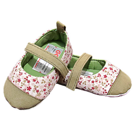 پاپوش کودک طرح گل چاپی