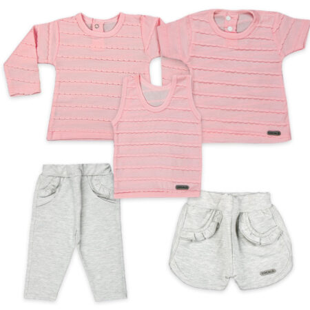 پک لباس اقتصادی کودک طرح دالبر کد 1003